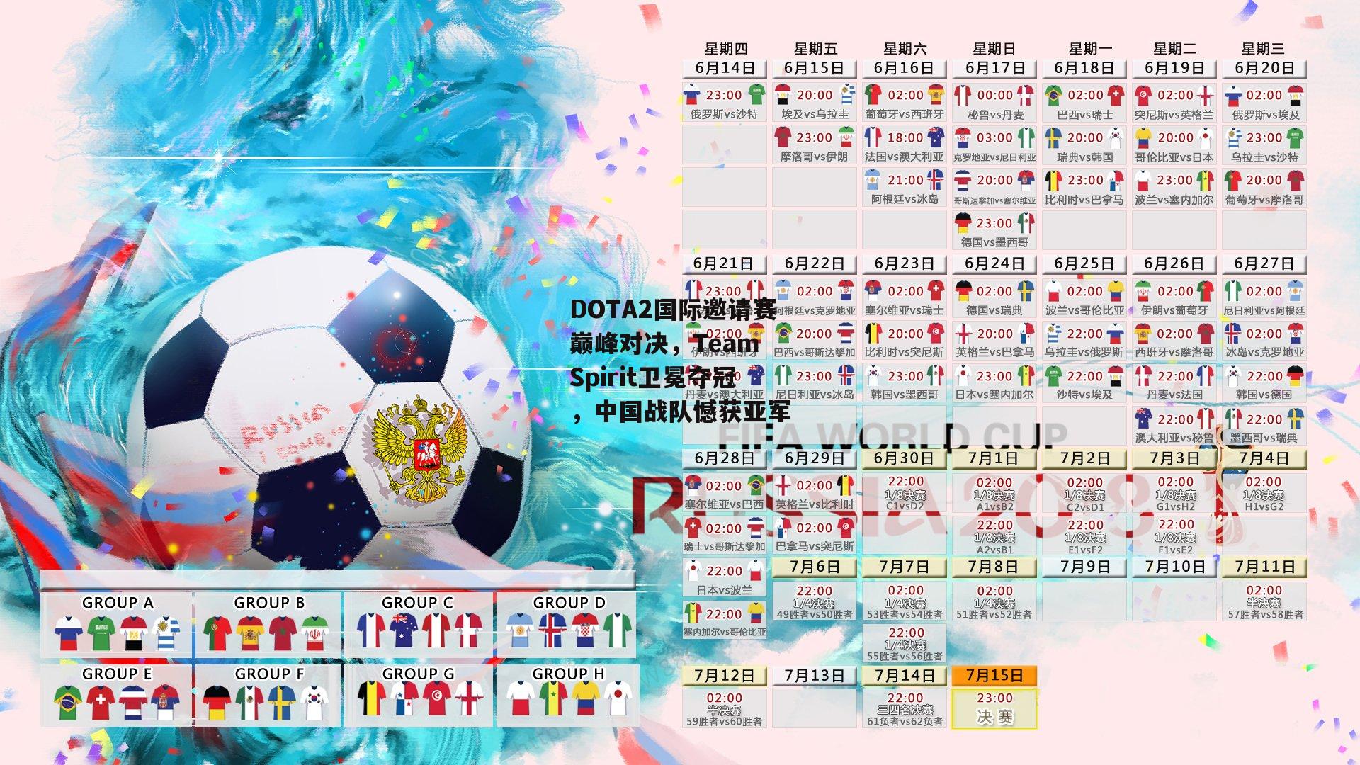 DOTA2国际邀请赛巅峰对决，Team Spirit卫冕夺冠，中国战队憾获亚军